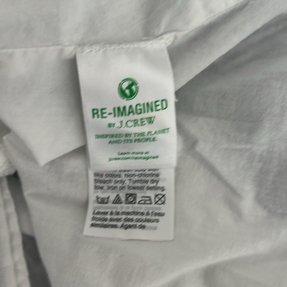 J Crew Striped Stretch Cotton Poplin Tiered Dress - Picture 11 of 14